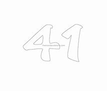Image result for Images That Are Free of the Numbers 41