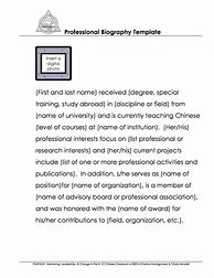 Image result for Biography Layout Template