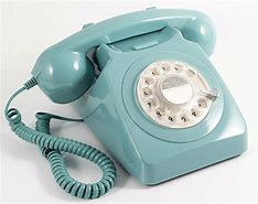 Image result for Light Blue Vintage Phone