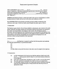 Image result for Download Employment Contract Template