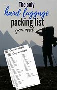 Image result for Suitcase Packing List