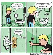 Image result for Going to the Bathroom Comics