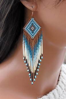 beadwork earrings seed bead quill earrings swarovski and by creationsbywhitewolf beadwork earrings seed bead quill earrings swarovski and by creationsbywhitewolf
