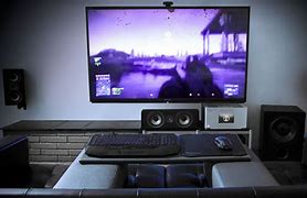 Image result for Living Room PC Setup
