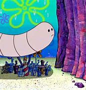 Image result for Spongebob Bull Worm Ouch