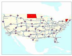 Image result for Waterproof USA Road Map