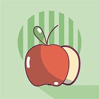 Image result for 2 Apples Cartoon