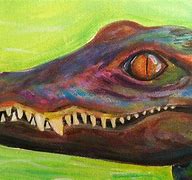 Image result for Crocodile Painting