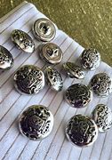 Image result for Antique Silver Bauble Buttons