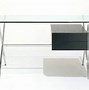 Image result for Clear Glass Computer Desk