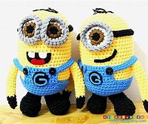 Image result for Crochet Stuffed Minion Pillow