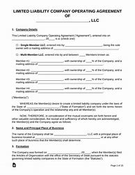 Image result for Operating Agreement for LLC Example in GA for a Realtor