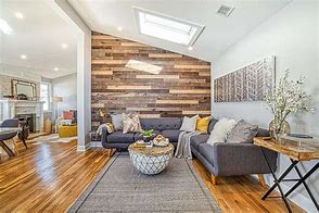 Image result for Living Room with Wood Accent Wall