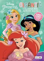 Image result for Disney Princess Giant Coloring Book Cover