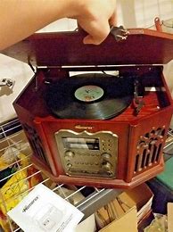 Image result for Combination Turntable CD Cassette Player