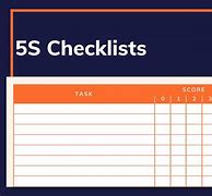 Image result for 5S Workplace Checklist