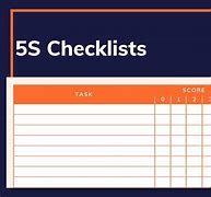 Image result for Lean Manufacturing 5S for 30 Days Checklist Template