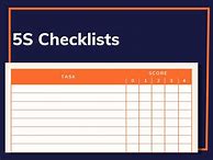 Image result for 5S Checklist Excel