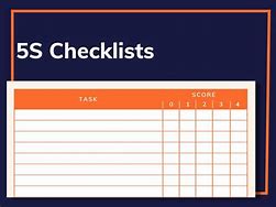 Image result for Manufacturing 5S Checklist
