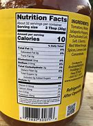 Image result for Salsa Nutrition Label