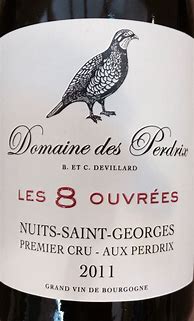 Image result for Perdrix Nuits saint Georges 8 Ouvrees