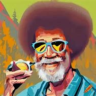 Image result for Funny Wallpapers Bob Ross