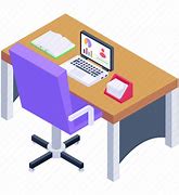 Image result for Office Long Workstation Icon