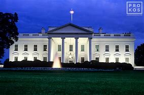 Image result for The White House at Nightime