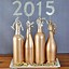 Image result for Wine Bottle Glitter Vases