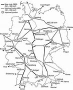 Image result for German Rail Network Map