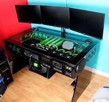 Image result for PC Desk Gaming Computer Case