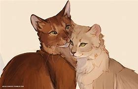 Image result for Warrior Cats Firestar and Sandstorm Love