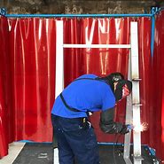 Image result for Welding Curtsain
