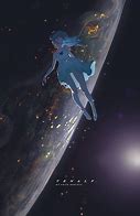 Image result for Floating in Space Art Aesthetic Drawing