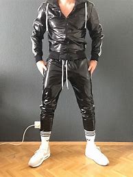 Image result for Shiny Polyester Tracksuit
