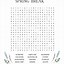 Image result for Spring Word Search Free Printable