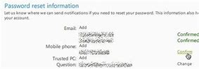 Image result for Microsoft Account Live Password Reset