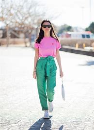 Image result for Mint Green and Pink Outfit