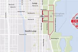 Image result for Map of Chicago NASCAR Street Race