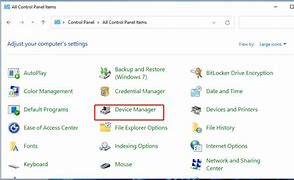 Image result for Device Manager Settings