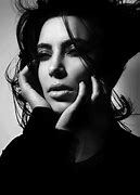 Image result for Kim Kardashian Face Black and White