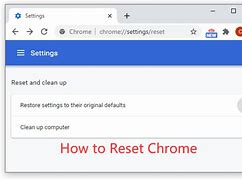 Image result for Reset Chrome
