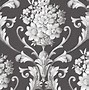 Image result for Black White and Silver Wallpaper Damask