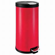 Image result for Red Stainless Steel Bin
