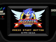 Image result for 1 Game Gear Sonic SMS
