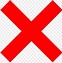 Image result for X Sign Clip Art