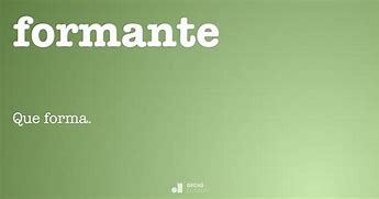Image result for formante