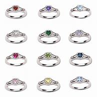 Image result for Baby Birthstone Rings