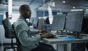 Image result for Stock-Photo Computer Programmer