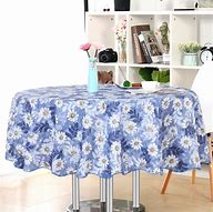 Image result for Light Blue Floral Tablecloth